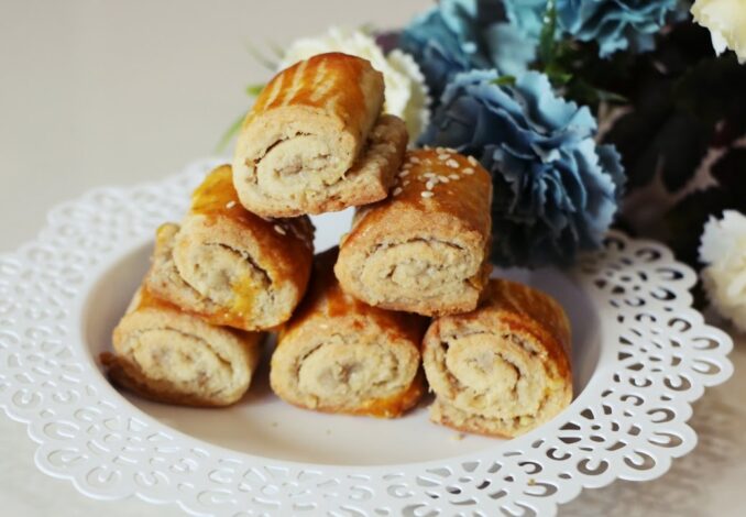 Tahini and Walnut Rolls