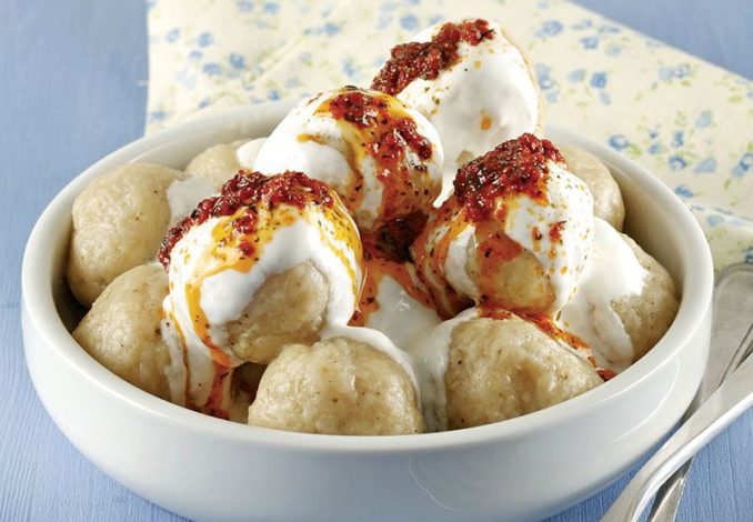 Bulgur-Balls-with-Yogurt