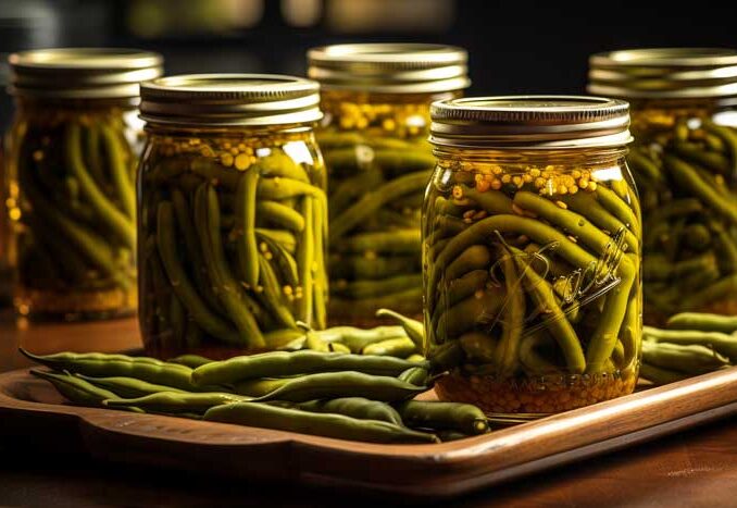 Homemade Pickled Green Beans