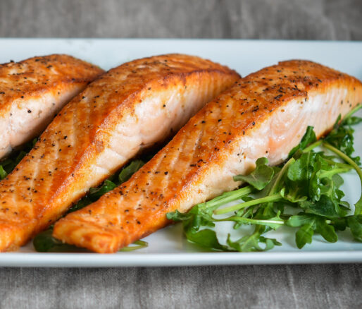 Pan-Cooked Salmon