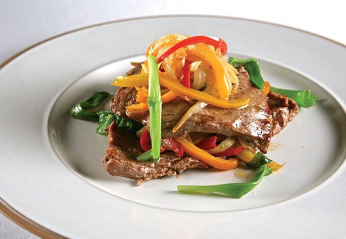 Three Pepper Steaks