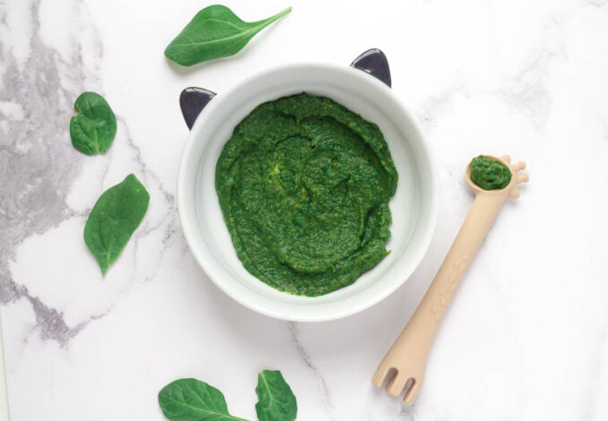 Hot Spinach Purée